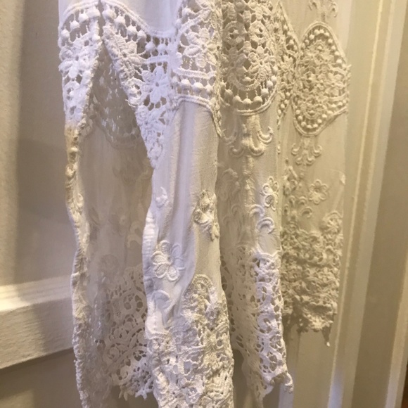 Show Me Your MuMu White Boho Maxi Dress - Size M - Picture 3 of 6